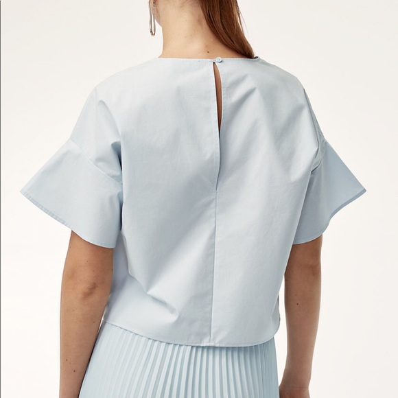 Aritzia Babaton Esben short sleeve blouse - Picture 2 of 9